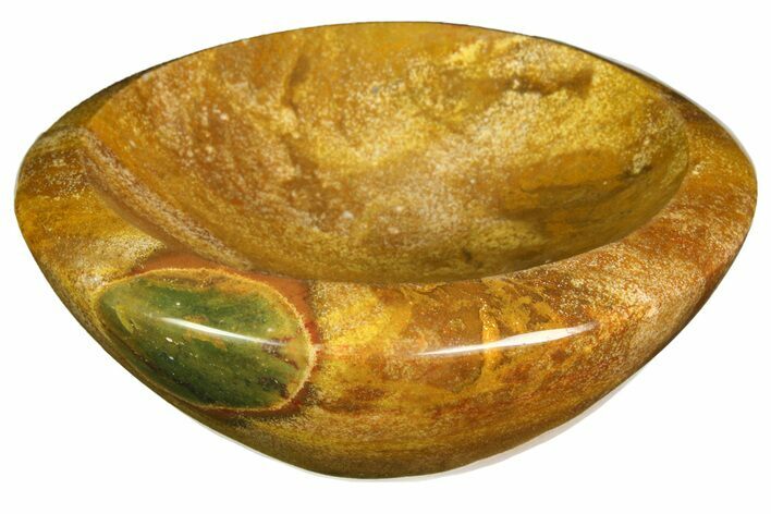 Colorful, Polished Jasper Bowl - Madagascar #169341